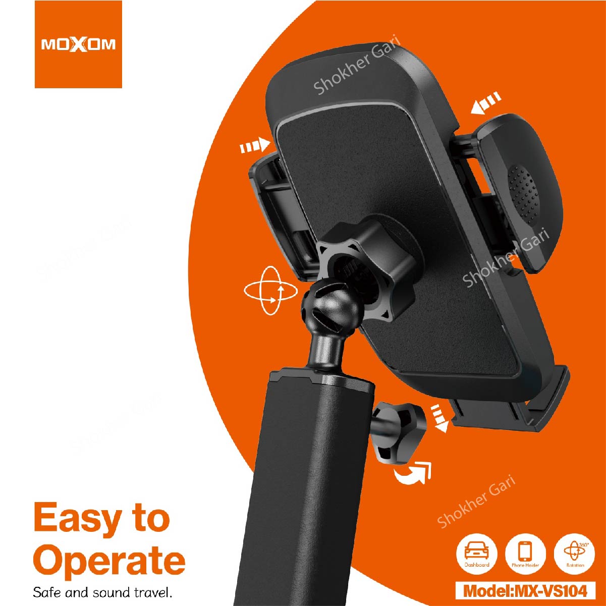 Moxom VS104 Dashboard Phone Holder