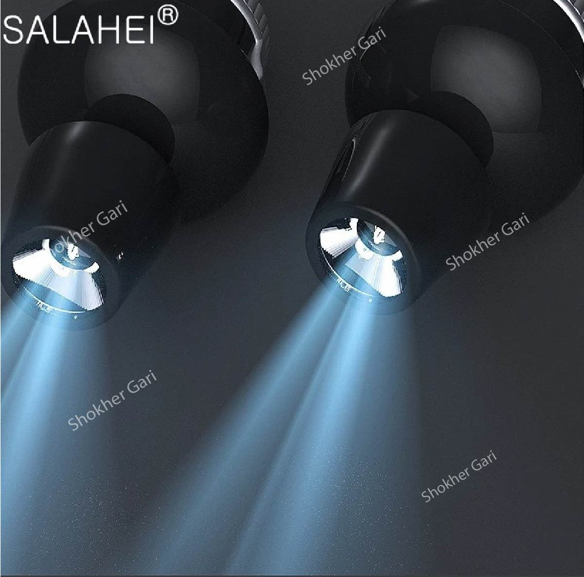 2pcs Car Angel Wings Welcome Light image 3