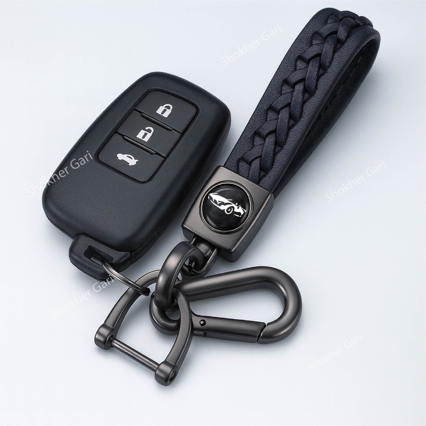 Beni Style Car Logo Keyring Artificial Leather image 0