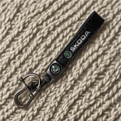 Luxury PU Leather Car Keyring image 14