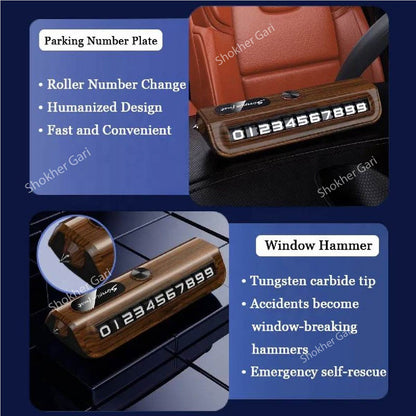 1pcs Window Breaker &amp; Temporary Car Parking Number image 6