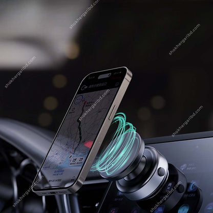 Magnetic Suction Cup Mobile Holder - Vacuum System  Rechargeabl image 0