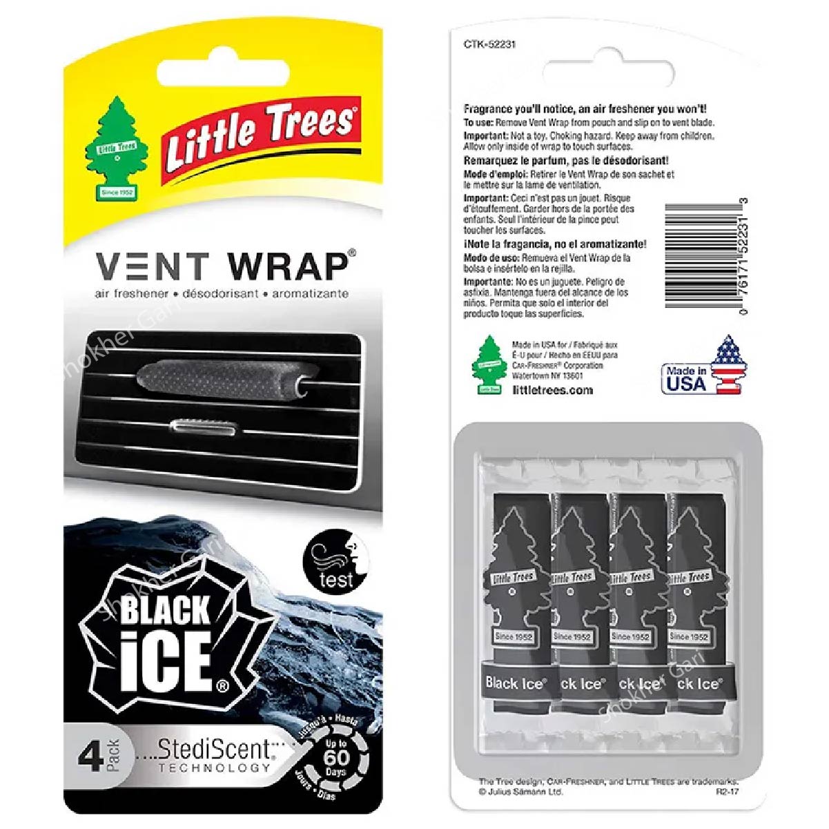 1 packet Orginal USA  Little Trees Car Vent Wrap Air Freshener image 6