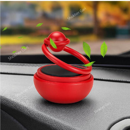 Red Solar Perfume Double Ring With Ball image 1