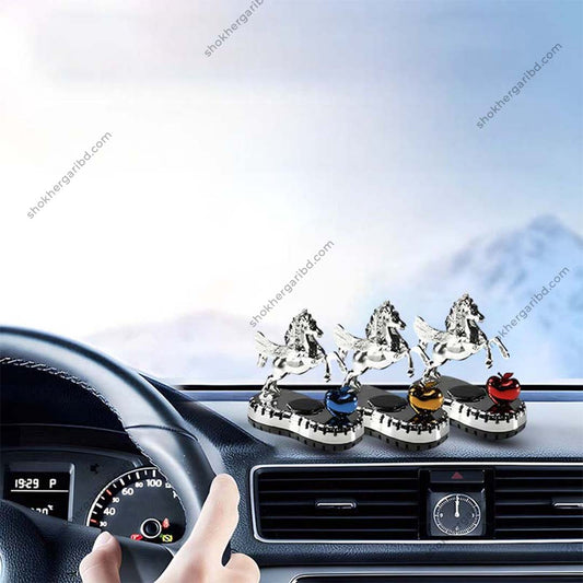 Car Solar FLY Horse  Air Freshener Scent Aromatherapy image 0