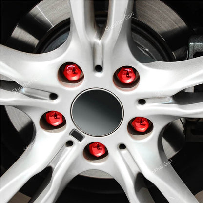 20Pcs Plastic Metalic Color car Wheel nut Cover image 0