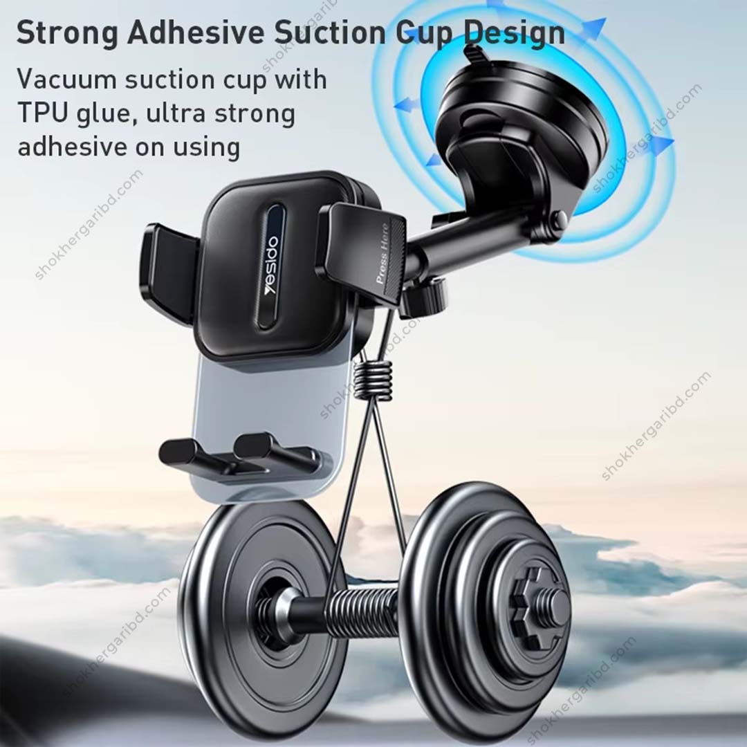 Yesido C261 Car Dashboard Using Phone Holder image 6