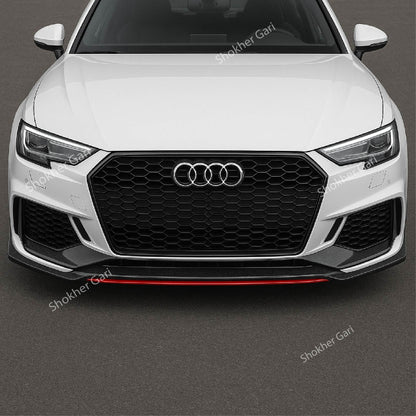 Universal Car Front Diffuser Body Kit Guards 4 pieces Set image 0