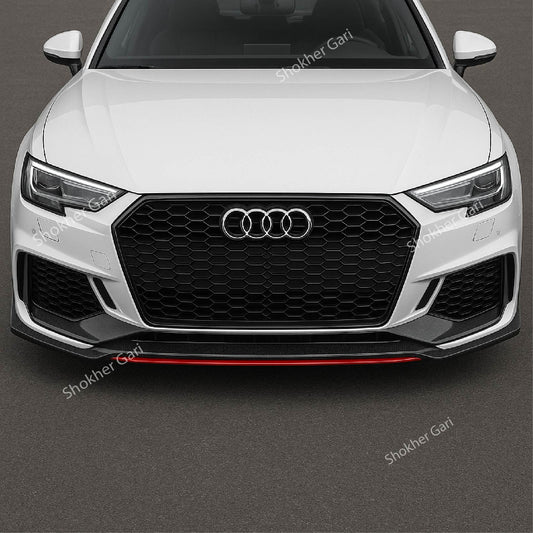 Universal Car Front Diffuser Body Kit Guards 4 pieces Set image 0