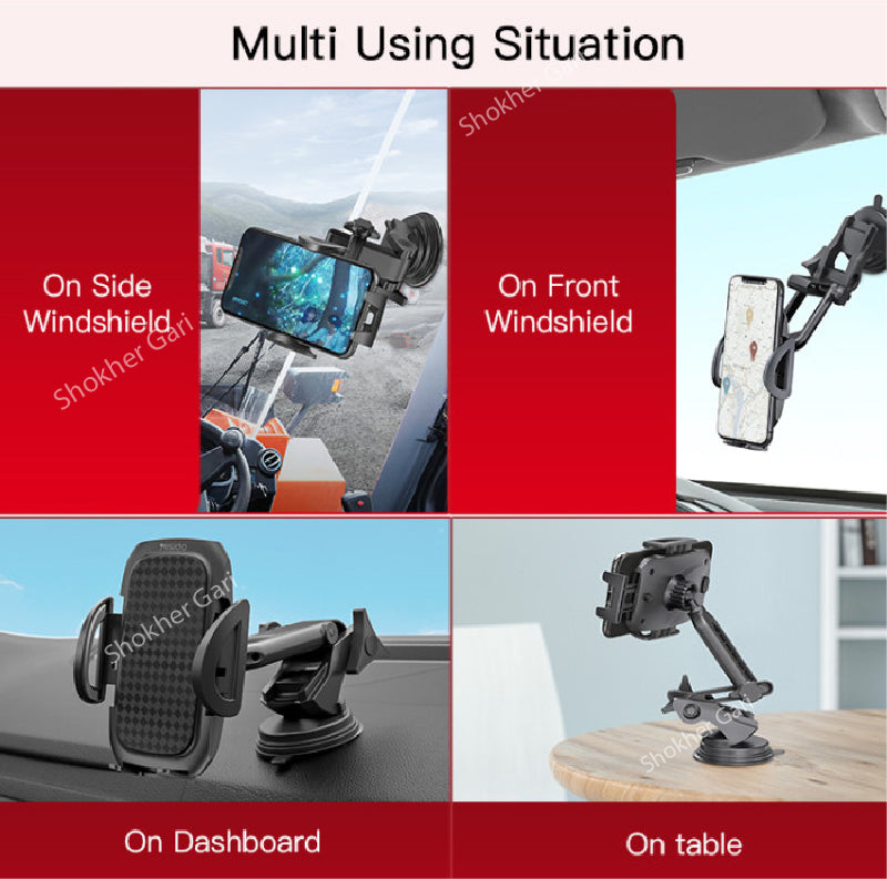 Yesido C111 Car Adjustable Mobile Dash Windshield Clip image 6