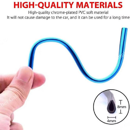 10 pcs set 20 cm Pipe Car AC Vent Blade Strip image 11