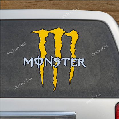 Car Monster Sticker Energy  Waterproof &amp; Premium quality - 3 image