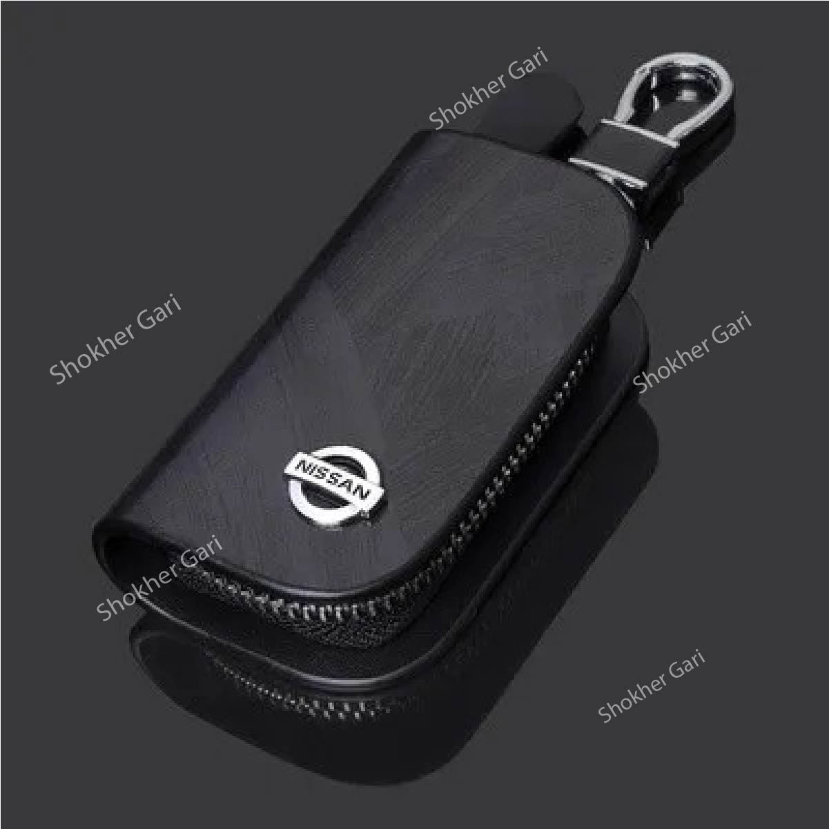 Pu Leather Remote and keychain for Luxurious Car image 5