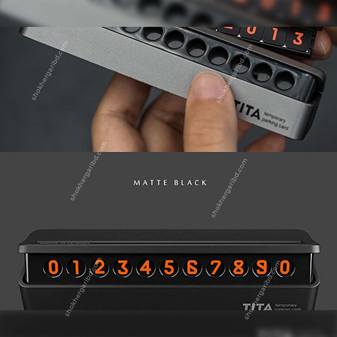 Tita Temporary Parking Sign Mobile Number image 2