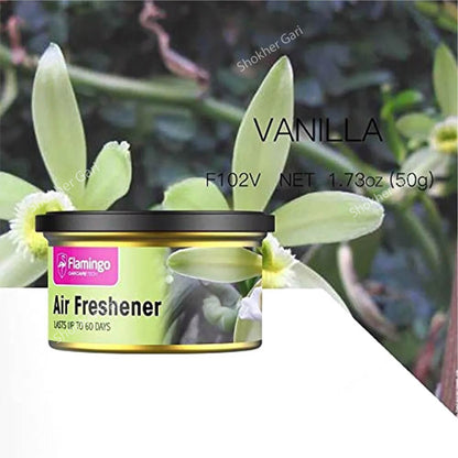 Flamingo Organic Air Freshener Gel 50g - Vanilla image