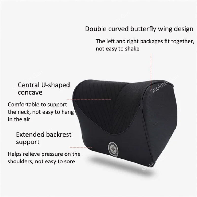 1Pcs Liner Design Memory Foam Neck Pillow image 2