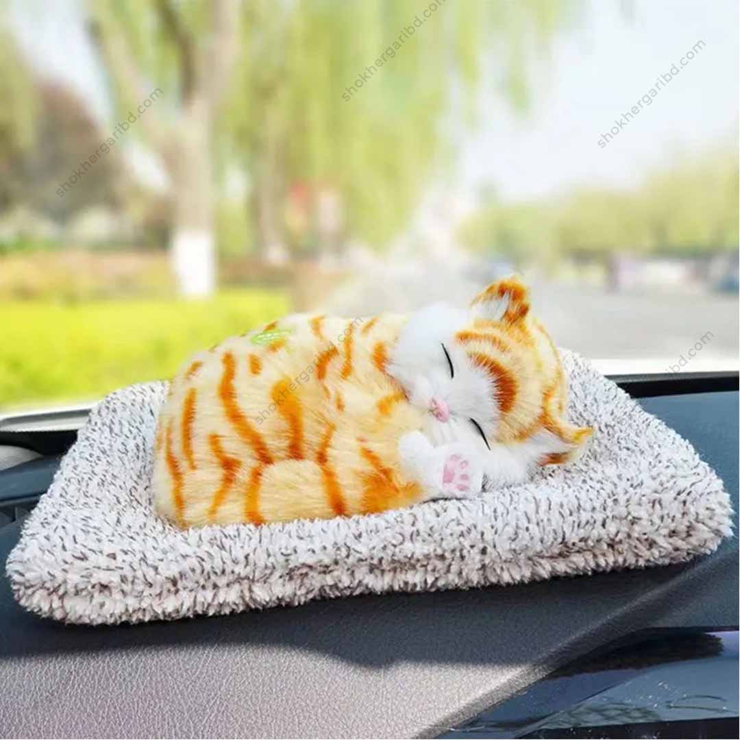 Sleeping Cute Cat for Car Dashboard image 5