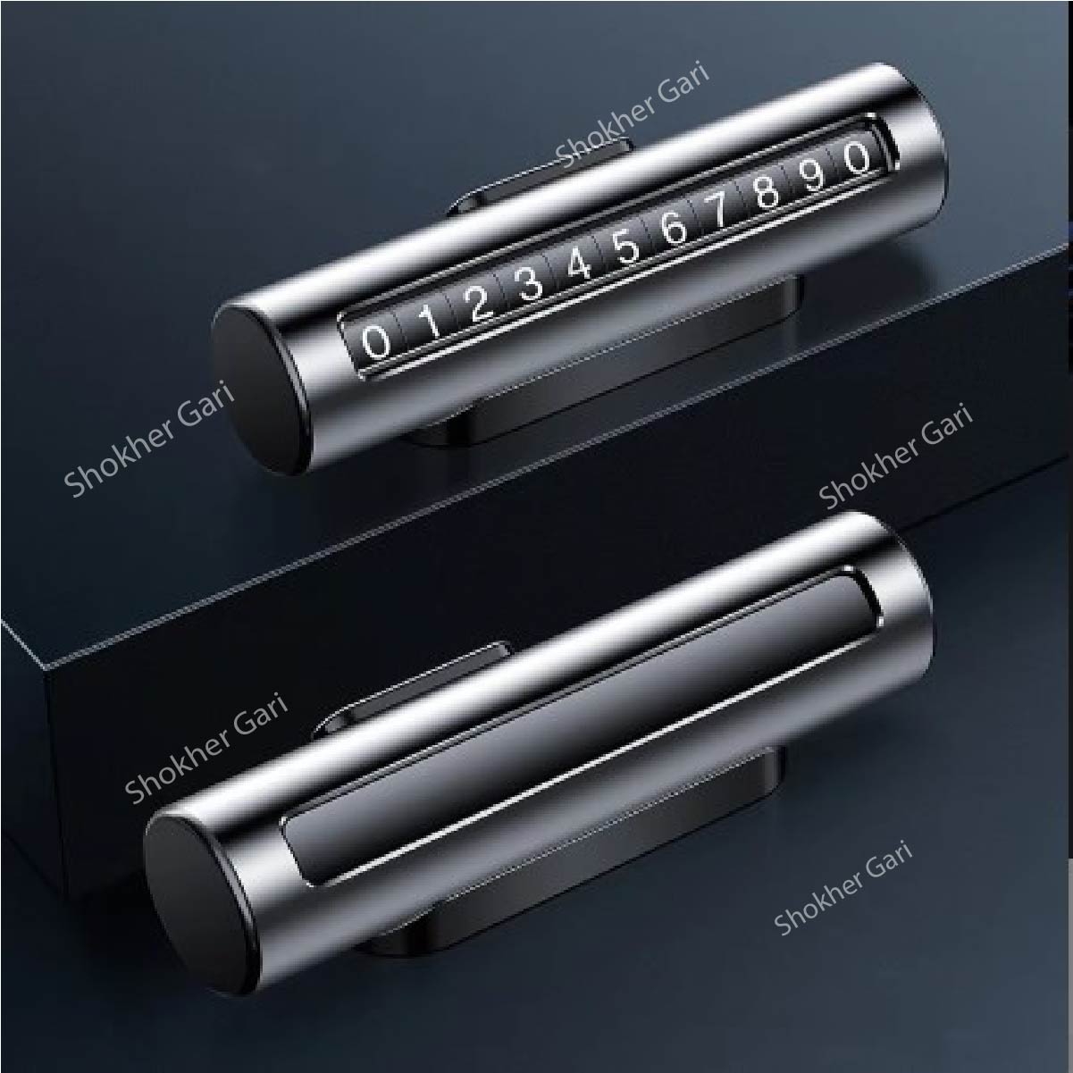 1pcs Metal Roller Type Car Parking Number image 3