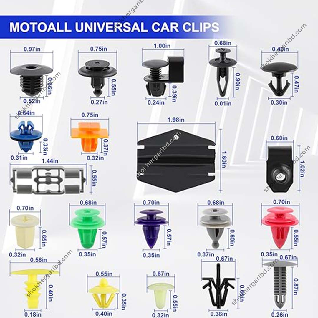 Car Door Trim Panel Fastener Clips Buckle Interior Clip Plastic Fasteners image 1