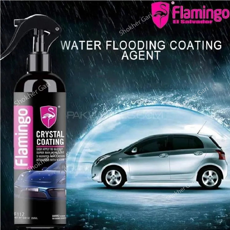 Flamingo Crystal Coating Spray 250ml Ceramic Coating for car and Motorcycle image 0