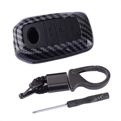 M/Y Carbon Fiber Remote Cover for Toyota Harrier New , Corolla Cross 2024 and Yaris Cross image 1