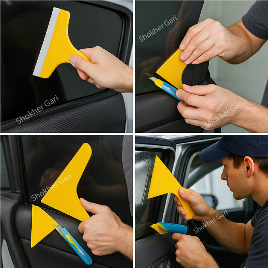 Tuner 6pcs/set Car &amp; Home Window Tint Tools Kit image 0