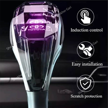 M/Y 7 Colour Crystal Gear Knob for Many Brands image 2