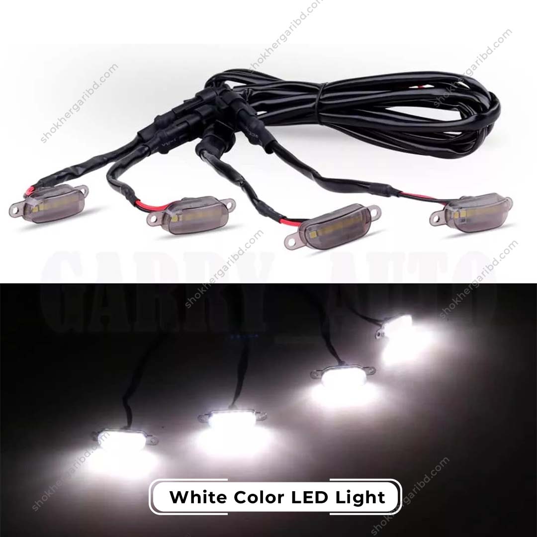 4pcs LED Front Grill Running Lights For Car Style image 5