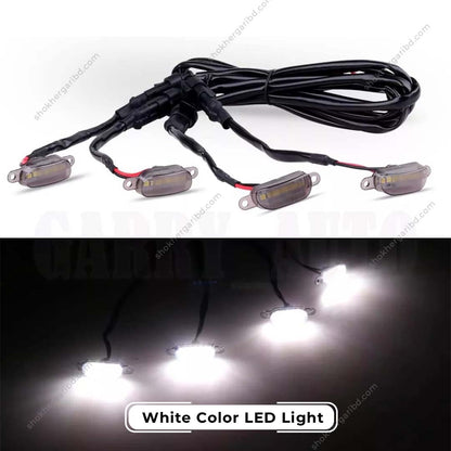 4pcs LED Front Grill Running Lights For Car Style image 5