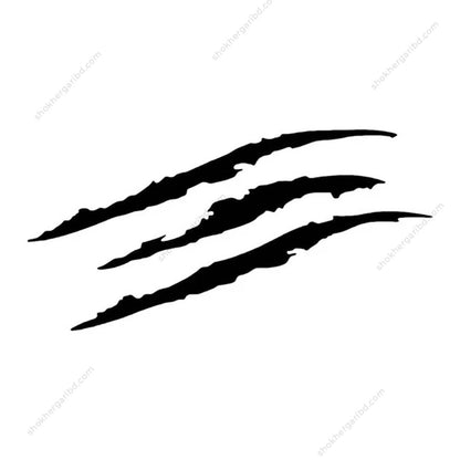 2pcs Claw Marks Sticker For Car Headlight image 5