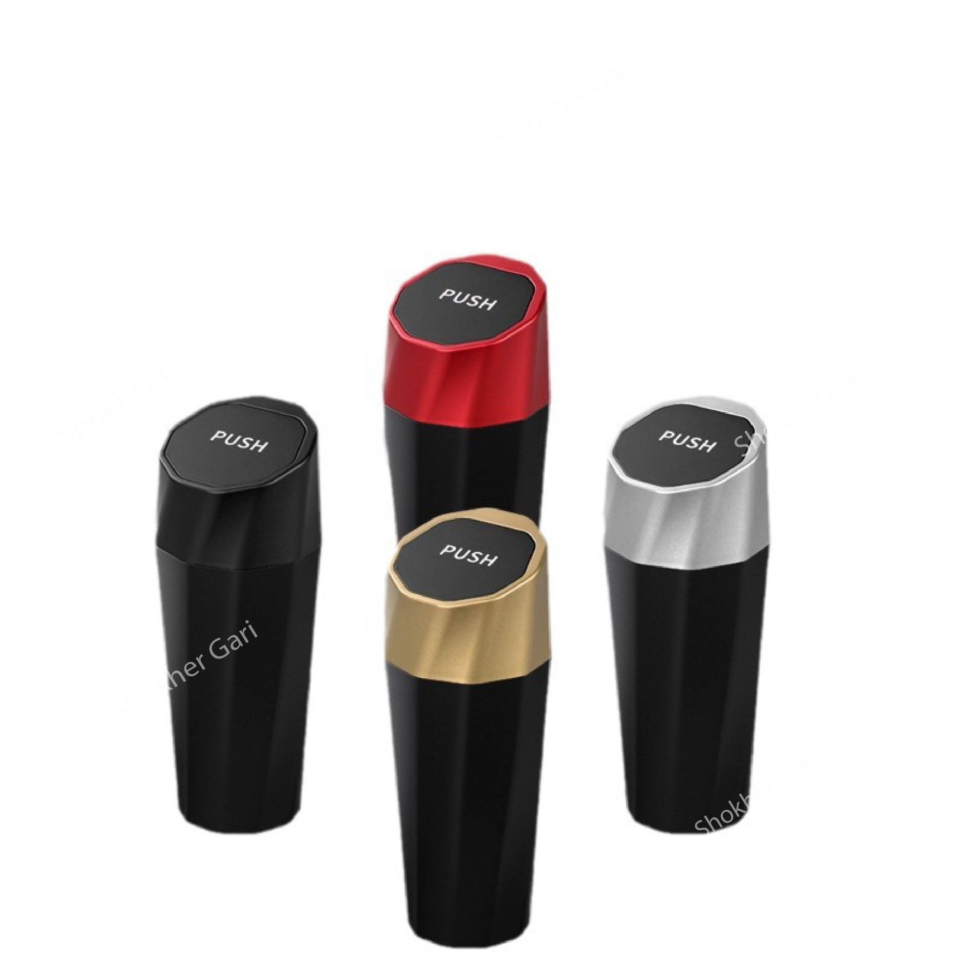 Mini Car Trash Can Portable Dustbin image 3