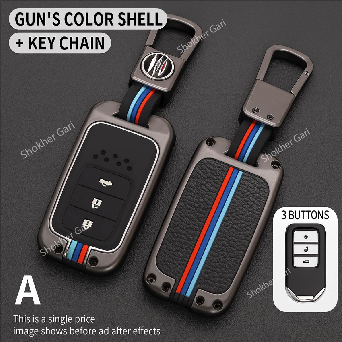 M/Y Zinc Alloy Key Cover Protection Metal Remote Cover For Toyota , Honda, Nissan, Mitsubishi,Hyundai, MG ,BMW Strong Key Cover image 28