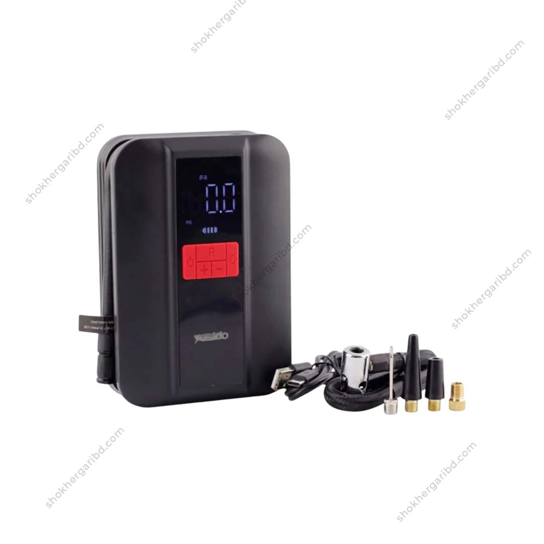 Yesido VC04 Car Portable Air Pump  Inflator Pump Wireless, Multifunctional Air Pump – 150PSI 4000mAh image 5