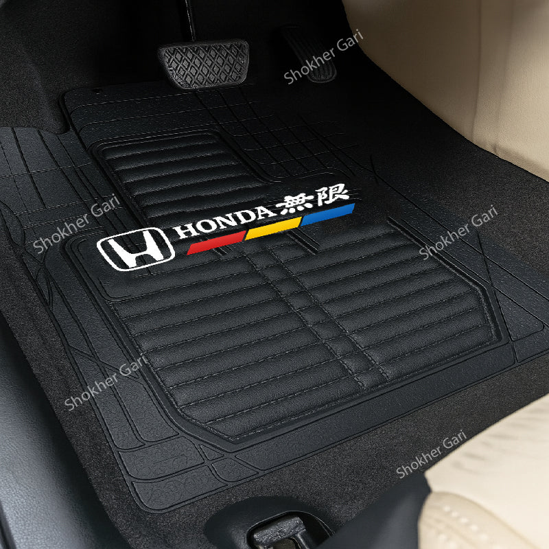 4D Luxury PVC Soft Floor mat 5pcs set image 13