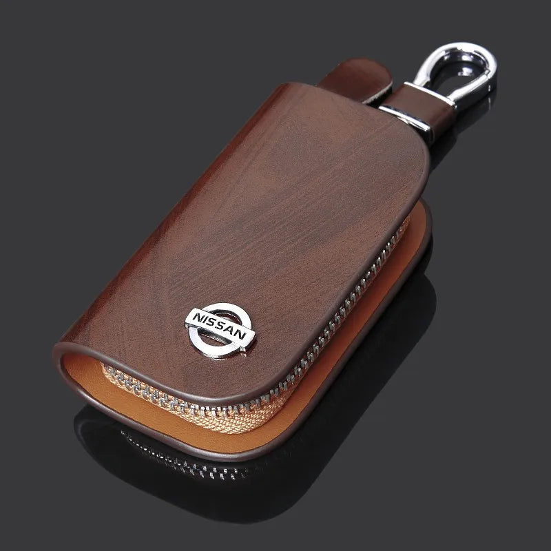 Pu Leather Remote and keychain for Luxurious Car image 4