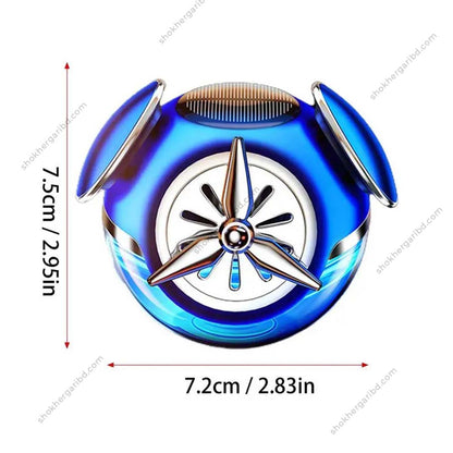 Car Solar Fragrance Cool Round Aircraft Aromatherapy image 5
