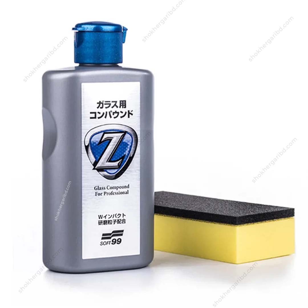 Soft99 Glass Compound Car Glass Scratch &amp; Water Spot Remover – 100ML image 2
