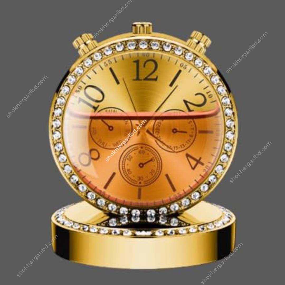 Car Clock With Air Freshener  Dashboard Showpiece image 5