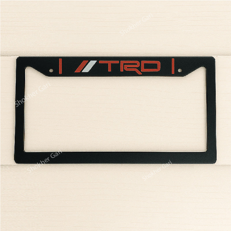 2 Pcs Number Plate Casing Plastic - TRD image