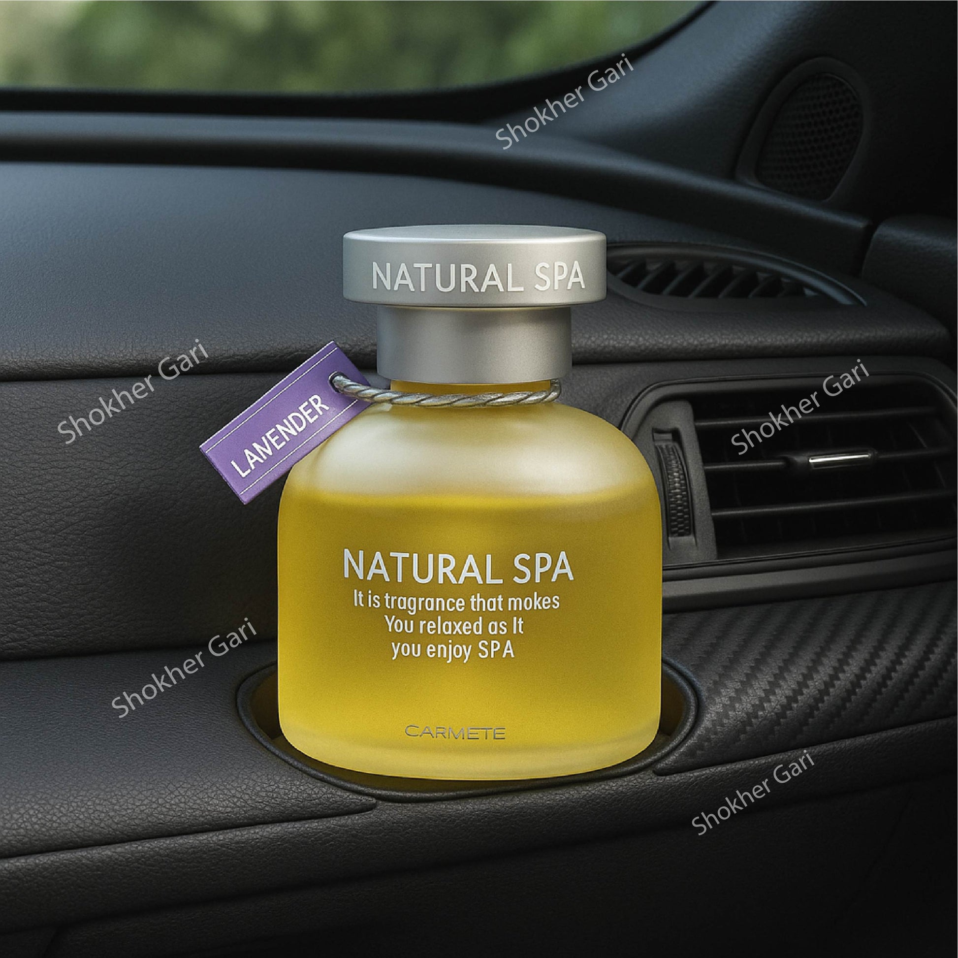 Luxury glass liquid perfume Natural Spa - Yellow image
