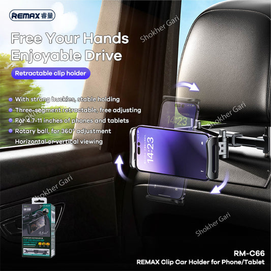 REMAX RM-C66 Car Mobile And Tablet Holder image 0
