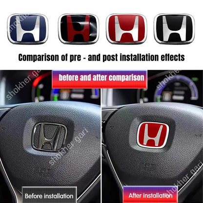 1 Pcs Honda Steering Wheel logo