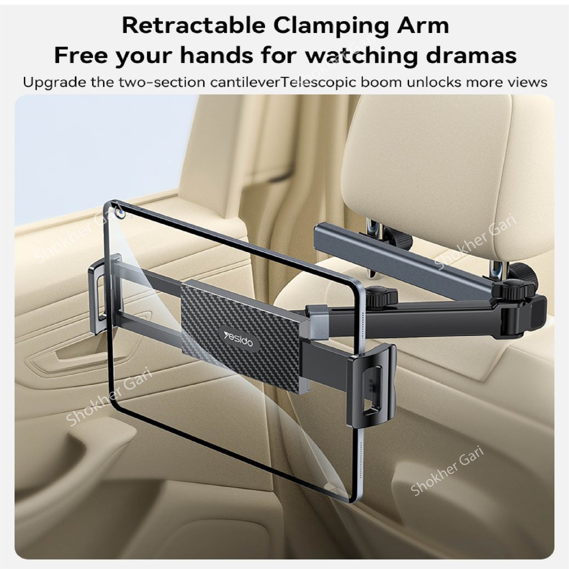 Yesido C294 Adjustable Back Seat Holder For Tablets And Phones image 0