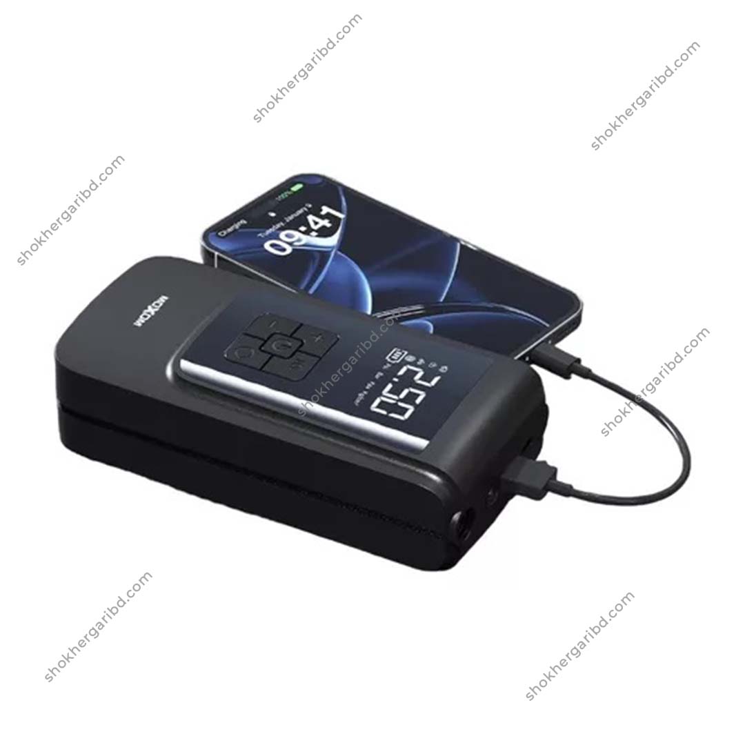 Moxom MODEL:MX-ACOI Portable Cordless Air Pump 4000 mah &amp; Power Bank image 2