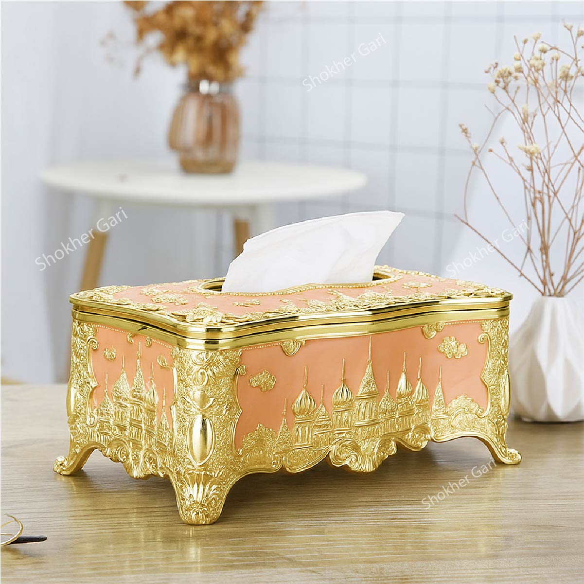 European Style Plastic Tissue Box image 3