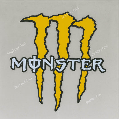 Car Monster Sticker Energy  Waterproof &amp; Premium quality image 4