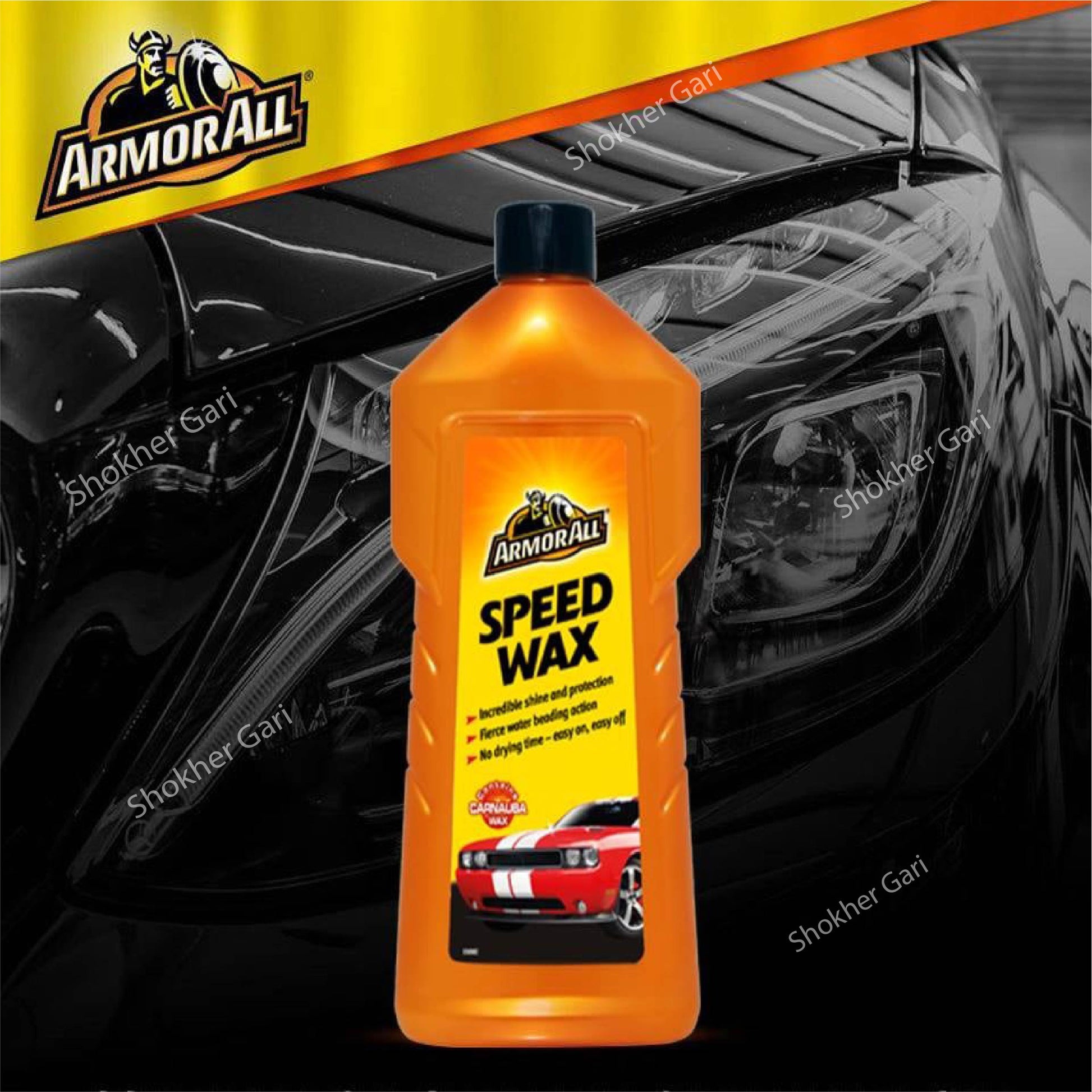 Armor All Car Wash Shampoo For Cleaner and Shine Made in USA Dry 1 Liter image 1