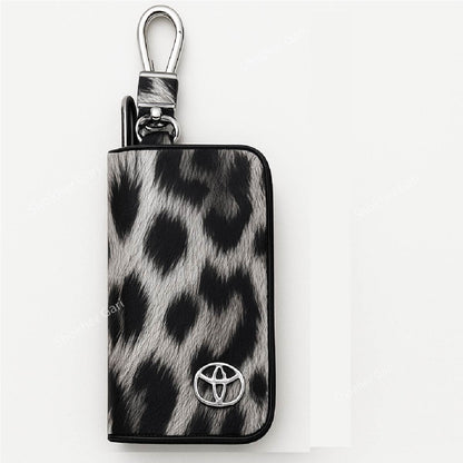 Stylish Toyota PU leather Remote Cover. - 1 image