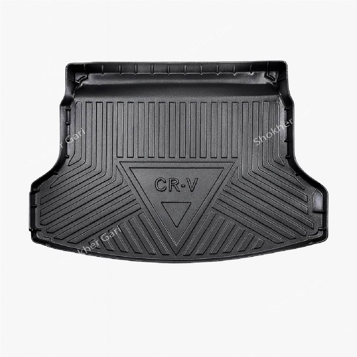 Carbon Fiber Print Back Dala Mat - Crv 5 Seater image