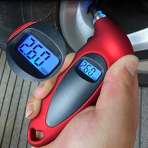 LCD Display Tyre Air Pressure Meter Gauge image 2
